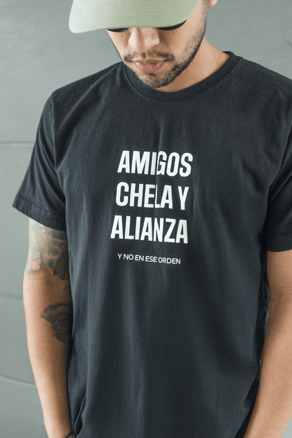 AMIGOS, CHELA Y ALIANZA